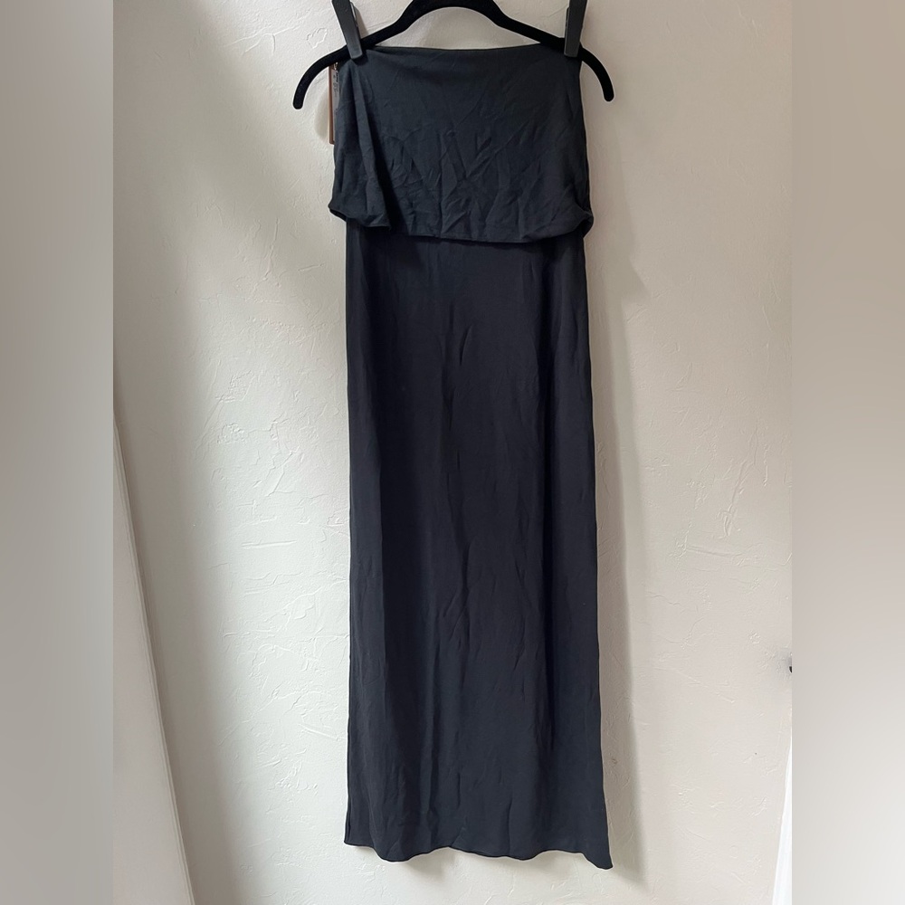 SKIMS CLOUD FOLDOVER LONG SKIRT IN ONYX XS S - Picture 6 of 6